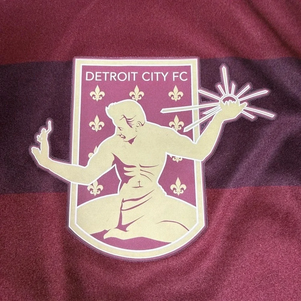 Detroit City FC Adidas Aeroready 2023 Men's Soccer Jersey Size S Slim Fit
